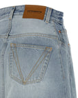 Vetements Vetements Destroyed Denim Maxi Skirt Skirt