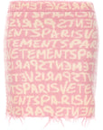 Vetements Vetements Graffiti Monogram Skirt