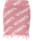 Vetements Vetements Iconic Lurex Monogram Skirt