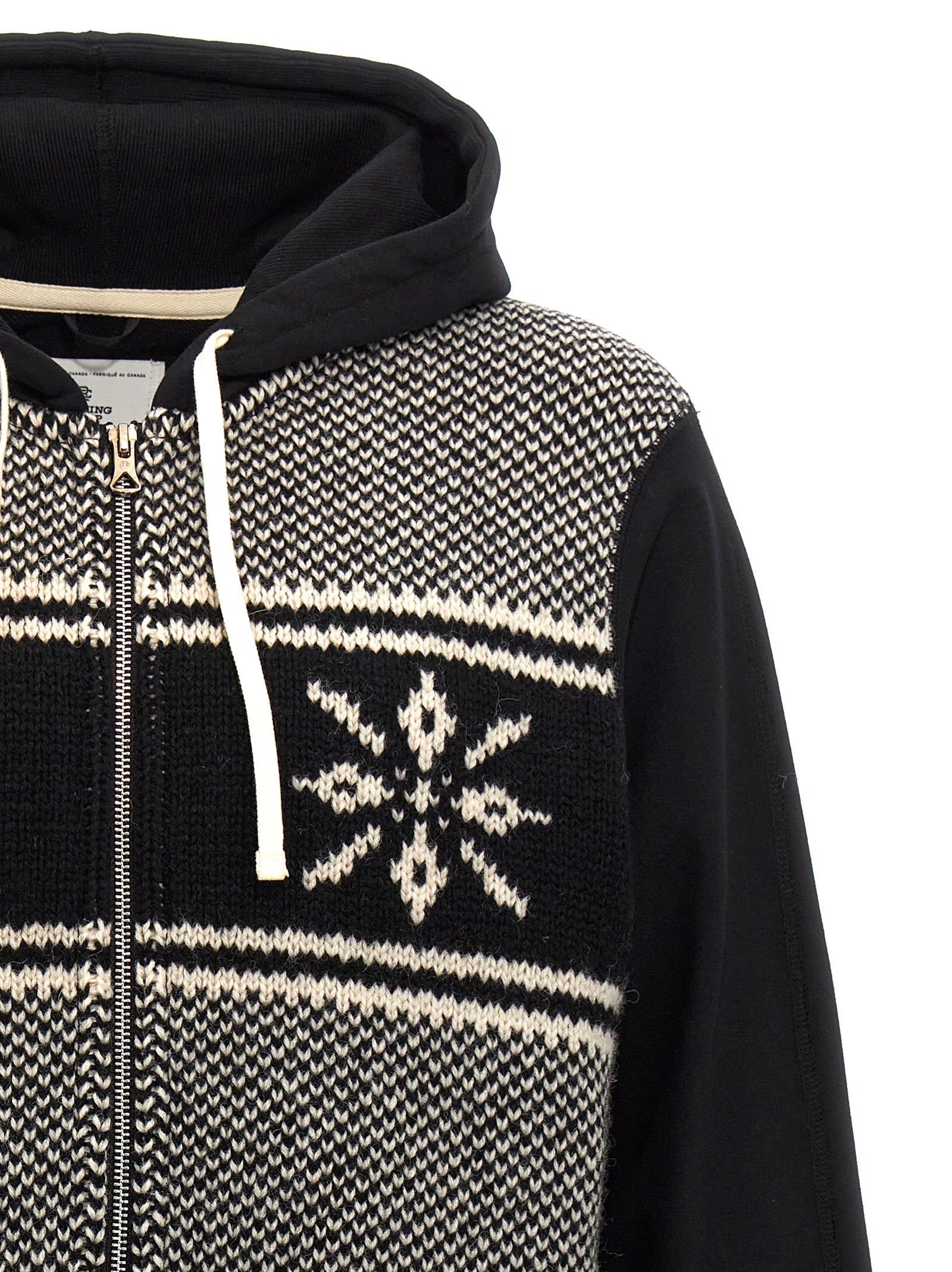 Junya Watanabe Junya Watanabe Jacquard Insert Hoodie