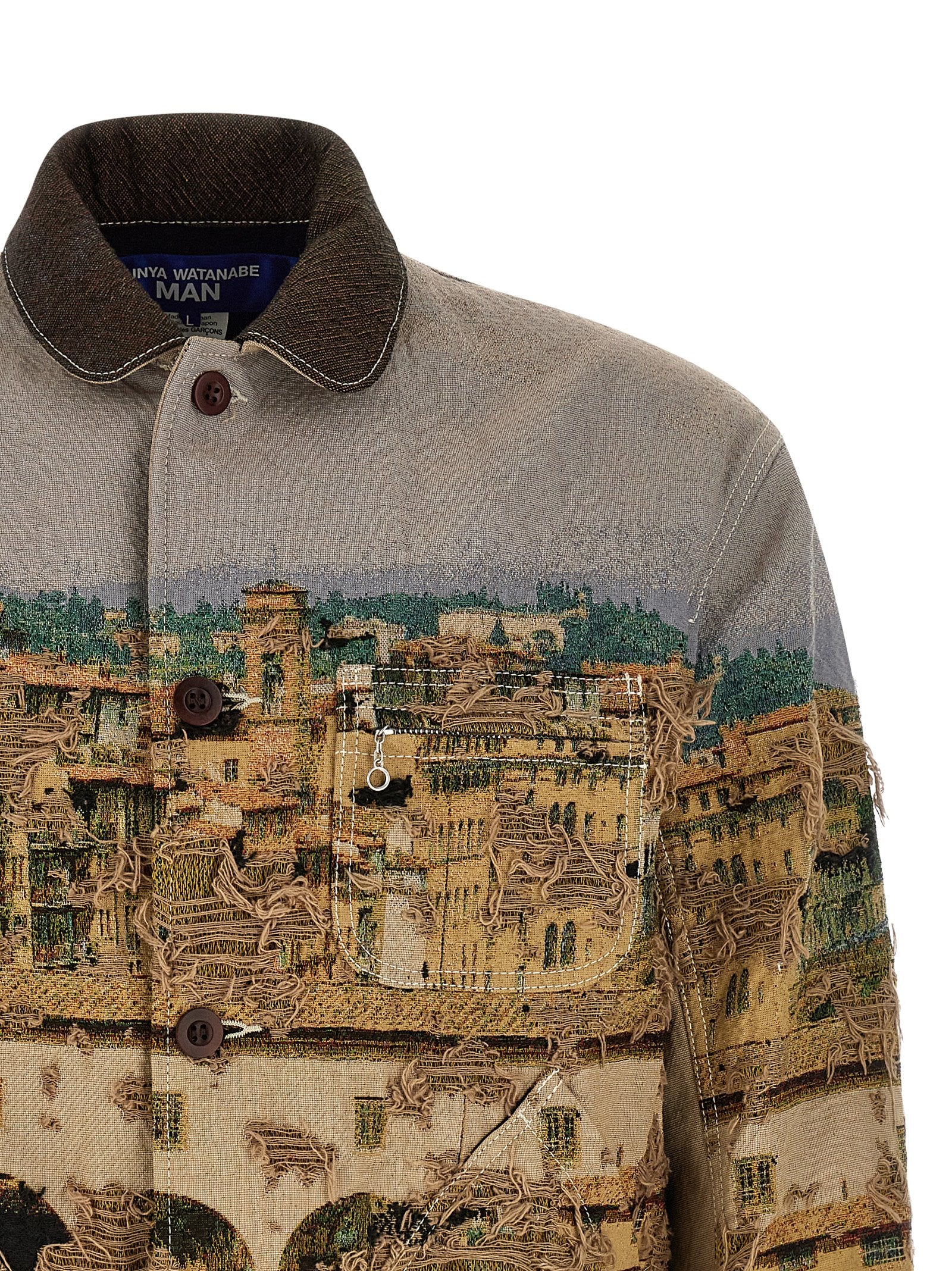 Junya Watanabe Junya Watanabe Jacquard Square Jacket