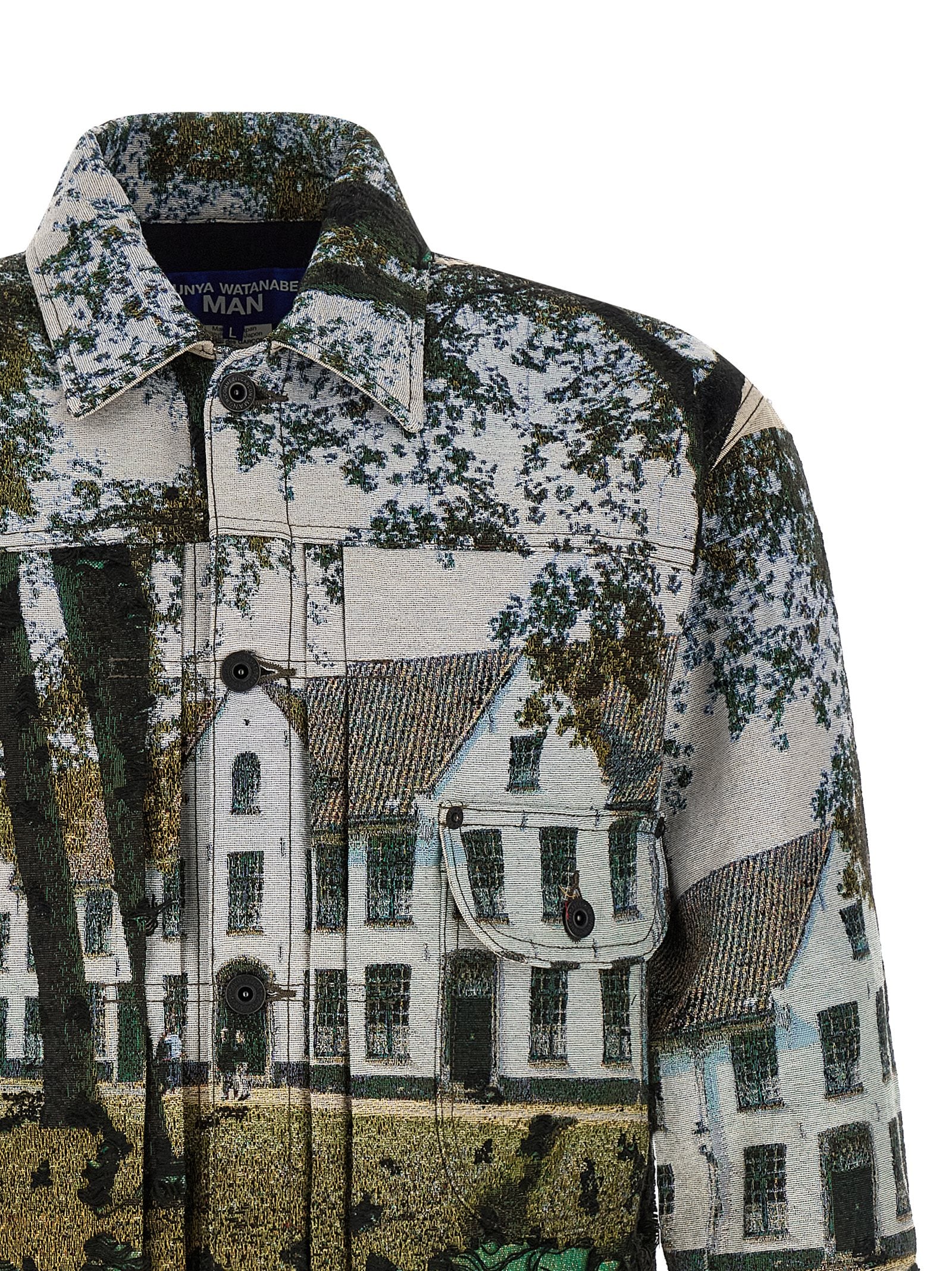 Junya Watanabe Junya Watanabe Jacquard Square Jacket