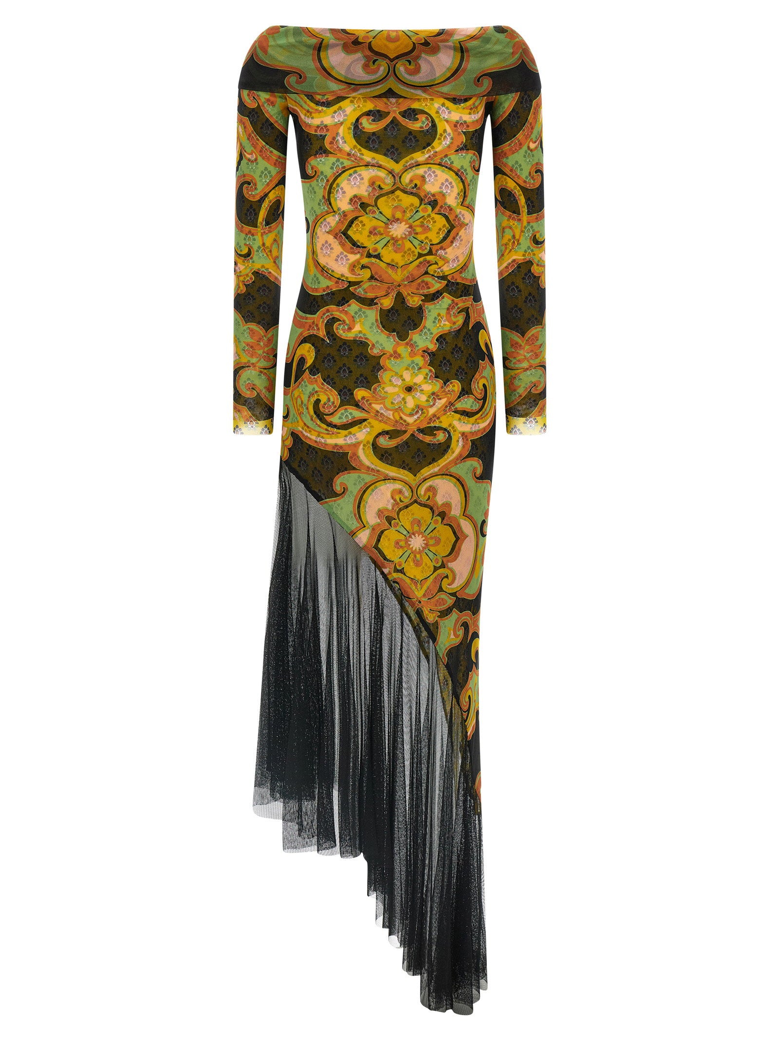 Etro Etro Asymmetric Double Layer Dress