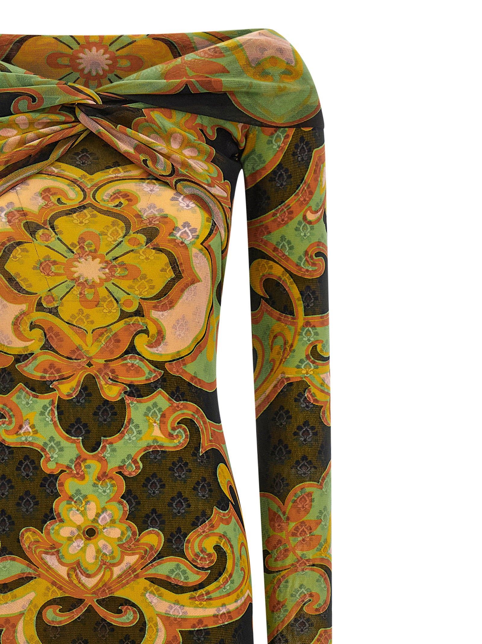 Etro Etro Asymmetric Double Layer Dress