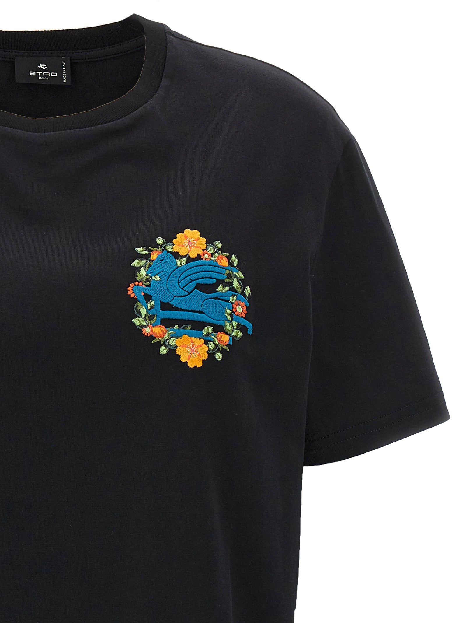 Etro Etro Logo Embroidery T-shirt