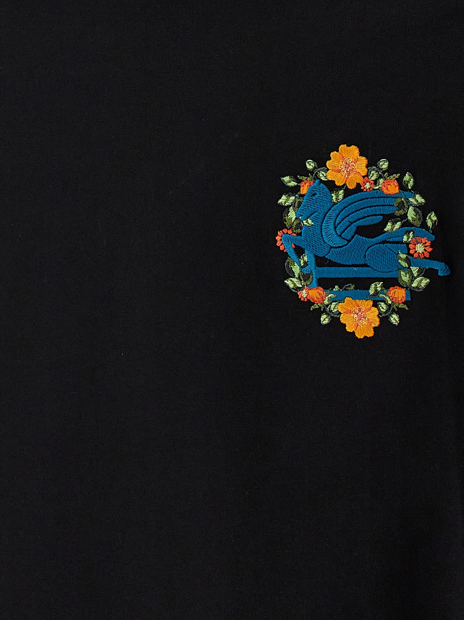 Etro Etro Logo Embroidery T-shirt