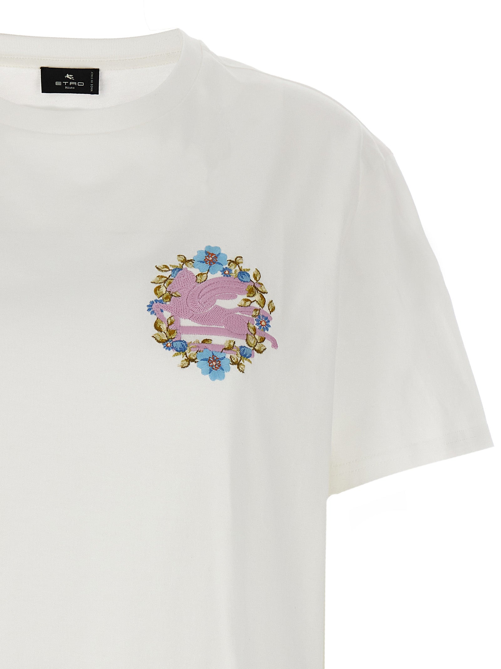 Etro Etro Logo Embroidery T-shirt