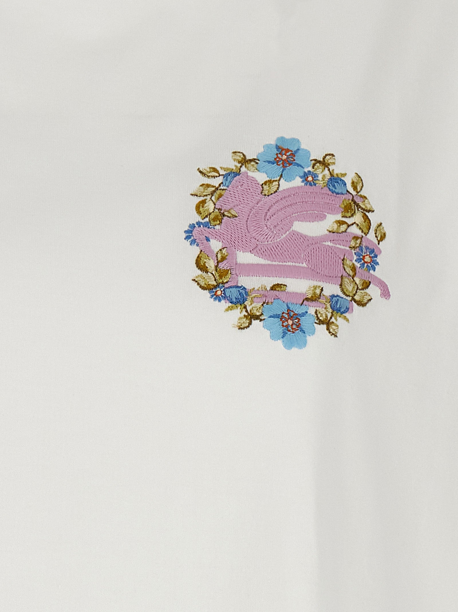 Etro Etro Logo Embroidery T-shirt