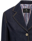 Etro Etro Single-breasted Denim Blazer