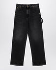 Darkpark DARKPARK Wide black washed denim jeans