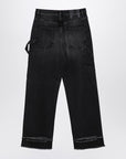 Darkpark DARKPARK Wide black washed denim jeans