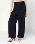 Darkpark DARKPARK Wendy black trousers with elastic waist
