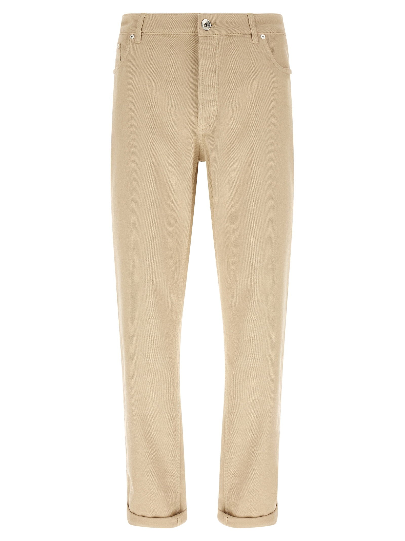 Brunello Cucinelli Brunello Cucinelli Coat Of Arms Embroidery Jeans