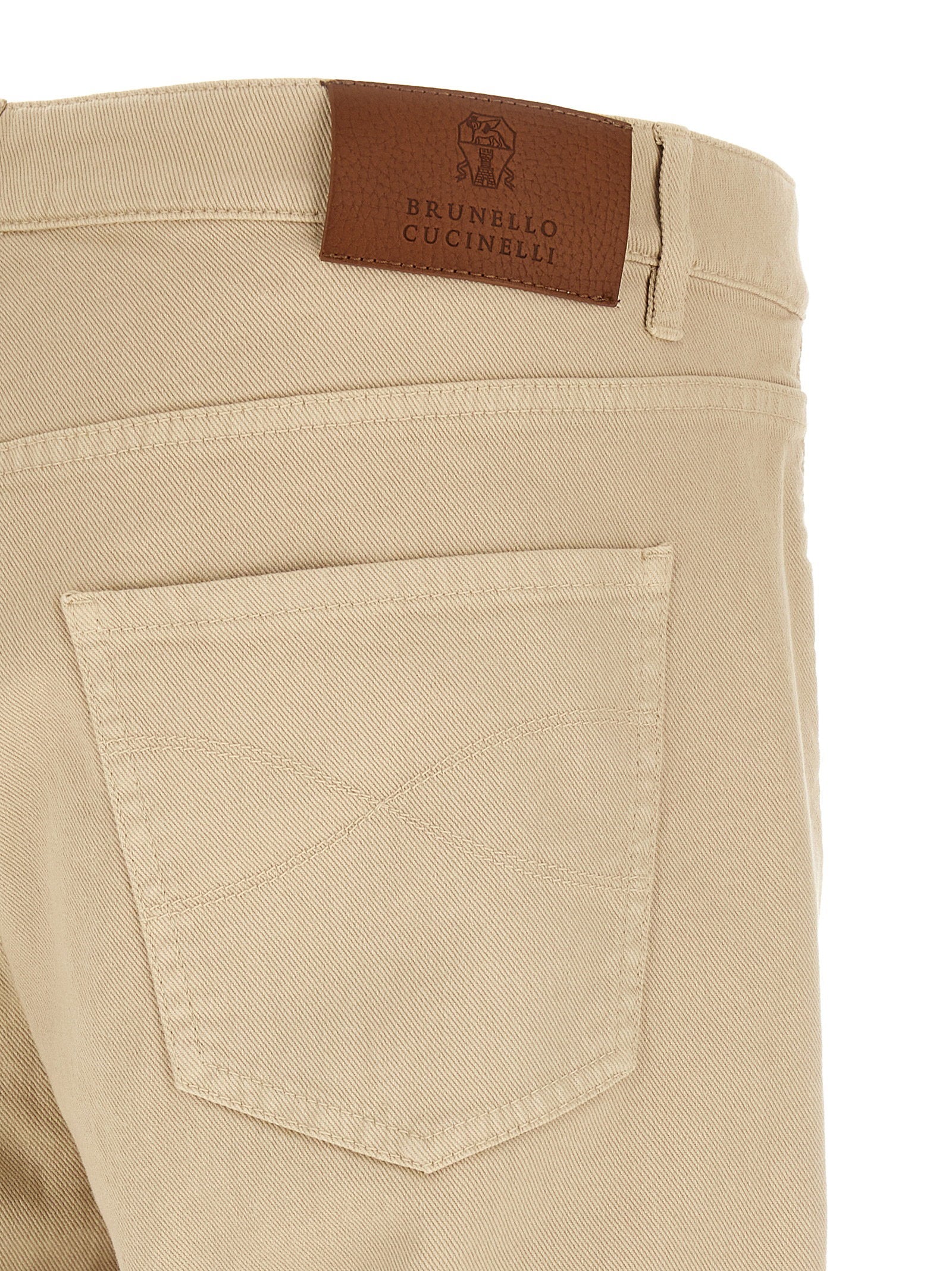 Brunello Cucinelli Brunello Cucinelli Coat Of Arms Embroidery Jeans